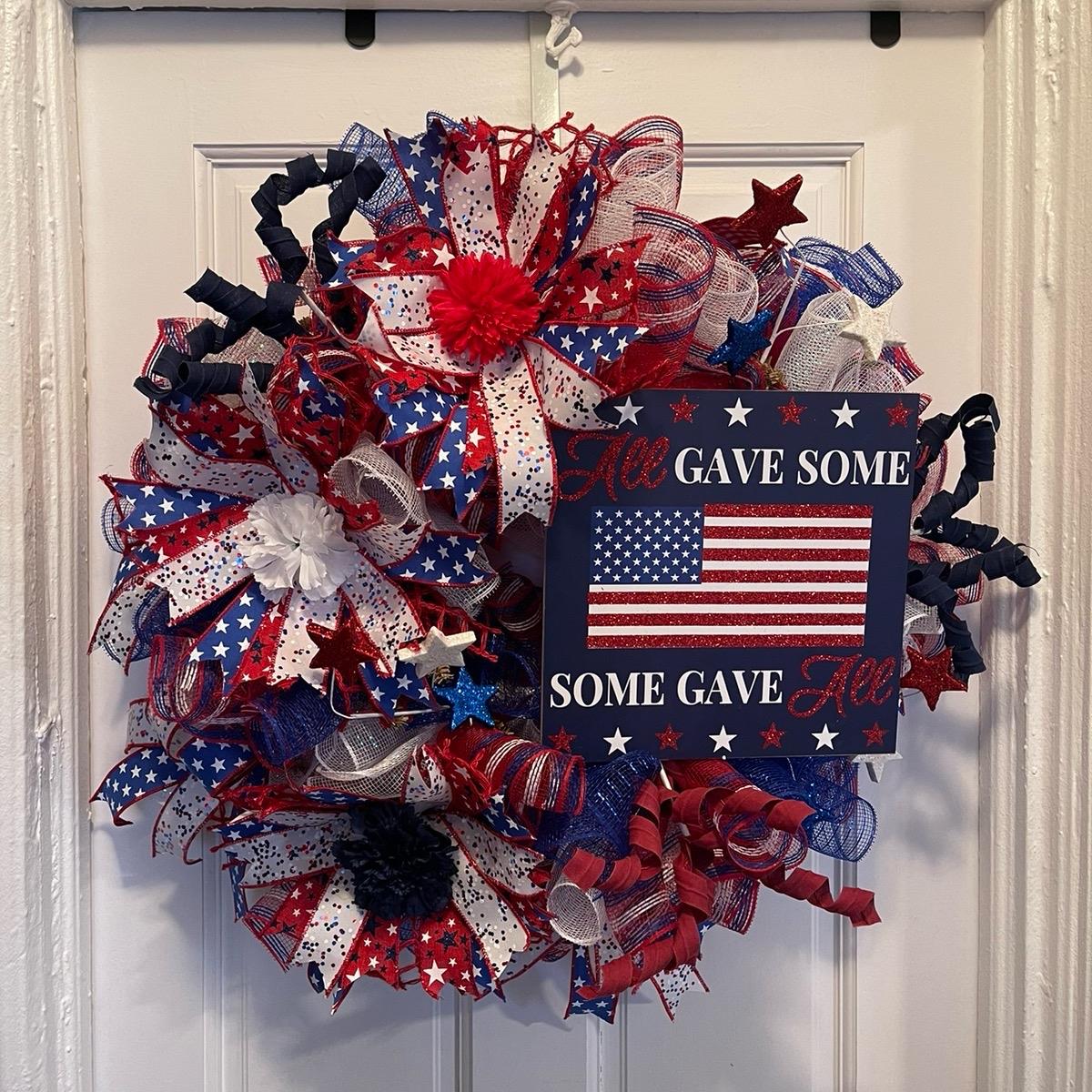 Independence Day Wreath, Patriotic Wreath, 4th of July Wreath