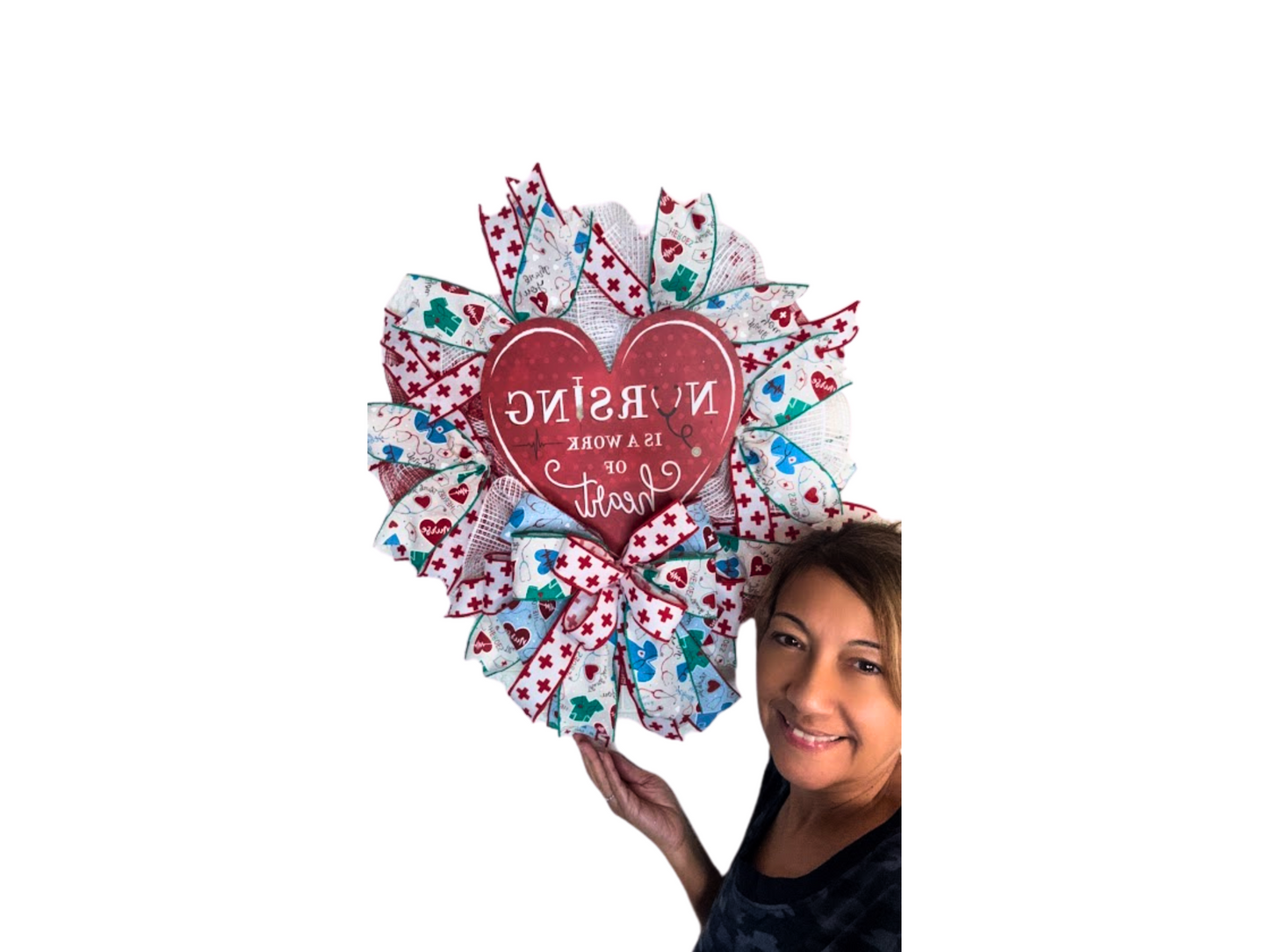 Handmade Nurse Appreciation Wreath