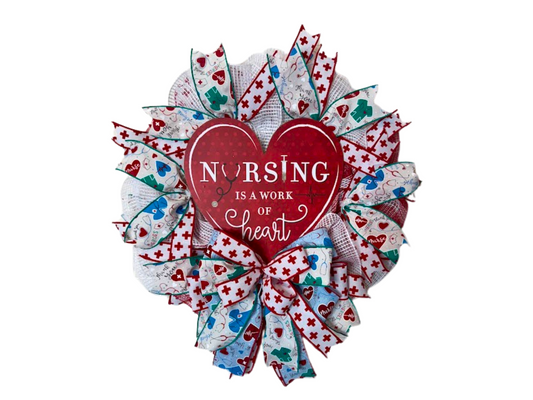 Handmade Nurse Appreciation Wreath