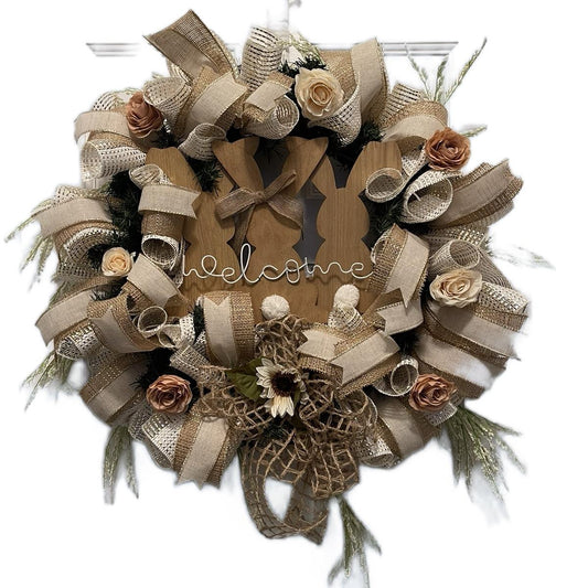 Welcome Easter Wreath
