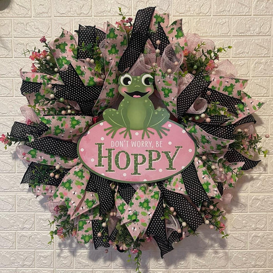 Frog Wreath for front Door