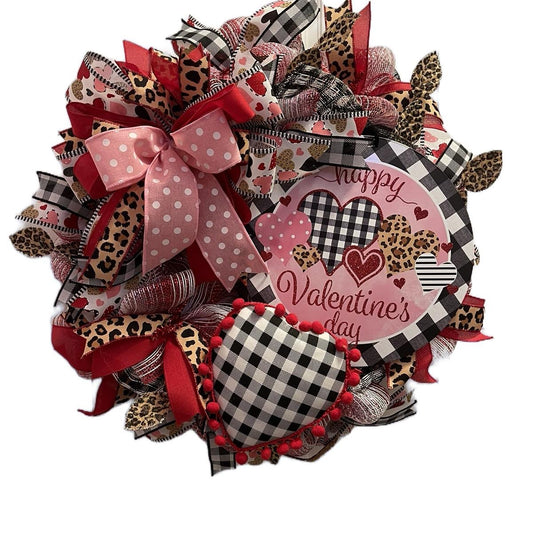 Valentine Farmhouse Wreath