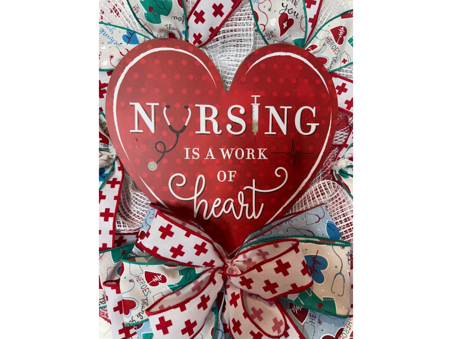 Handmade Nurse Appreciation Wreath