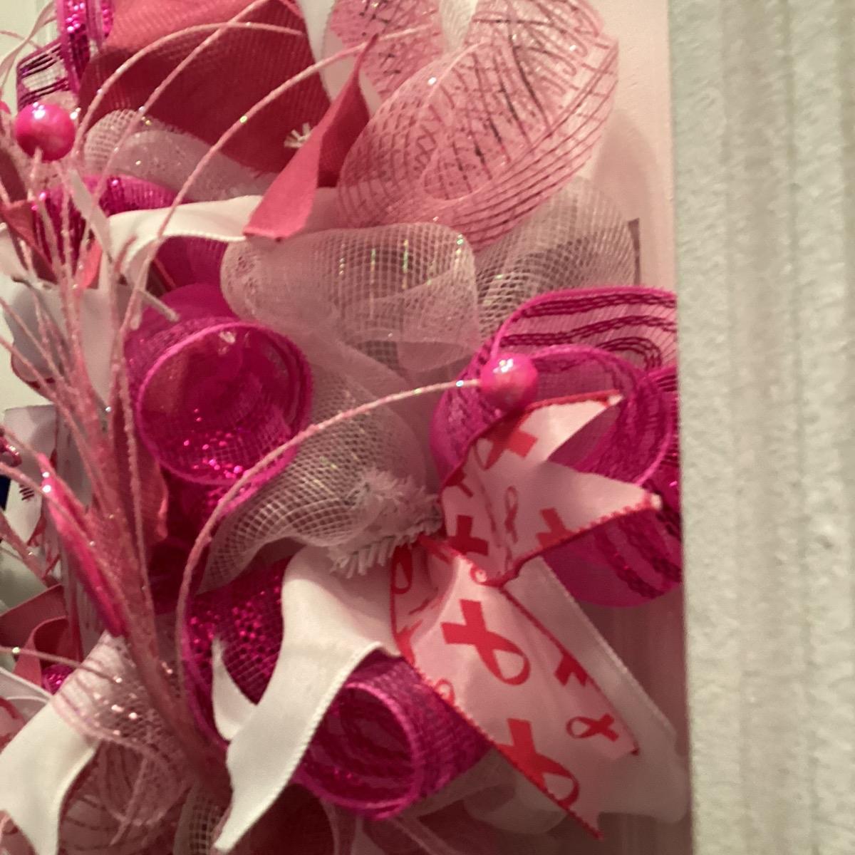 Breast Cancer Awareness Wreath