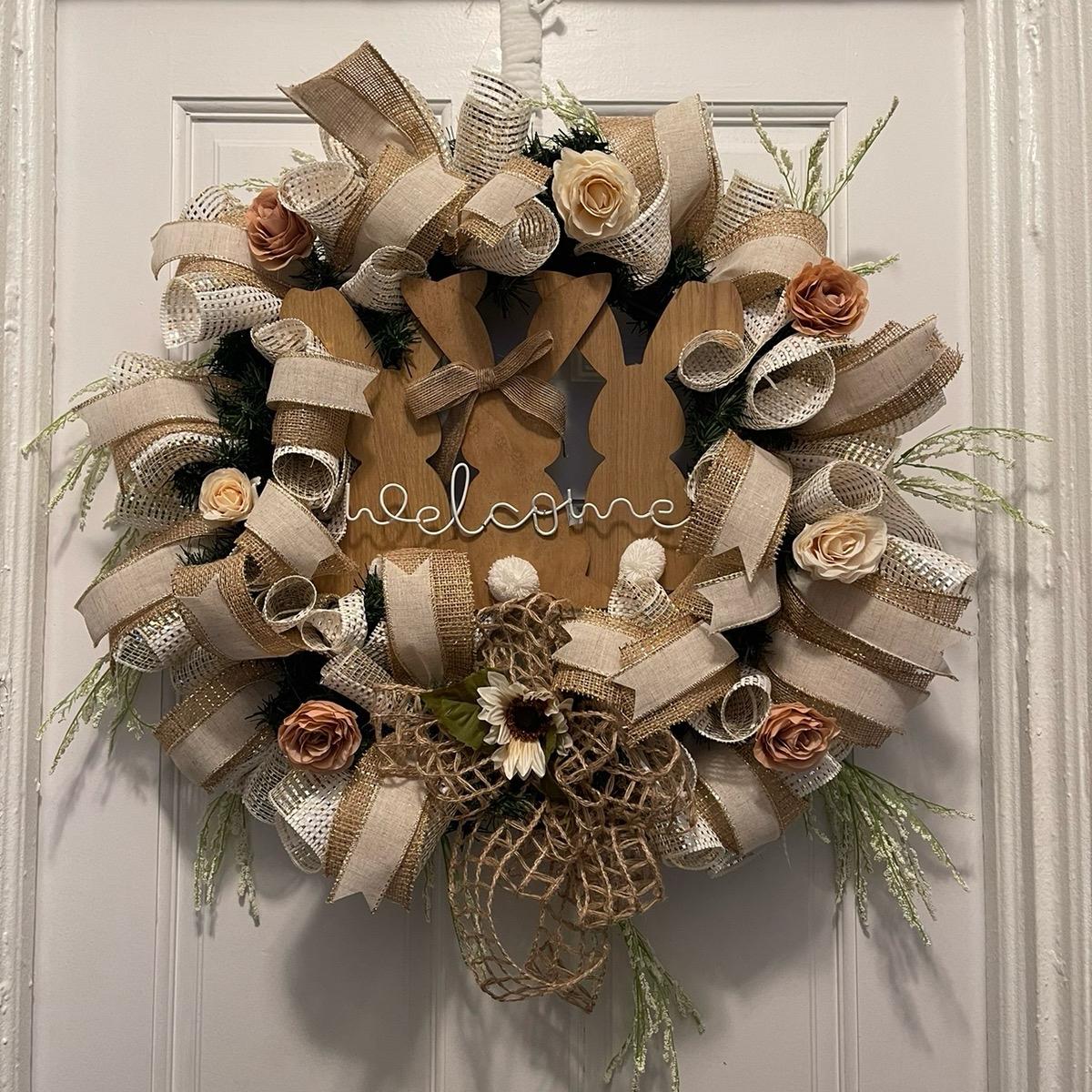 Welcome Easter Wreath