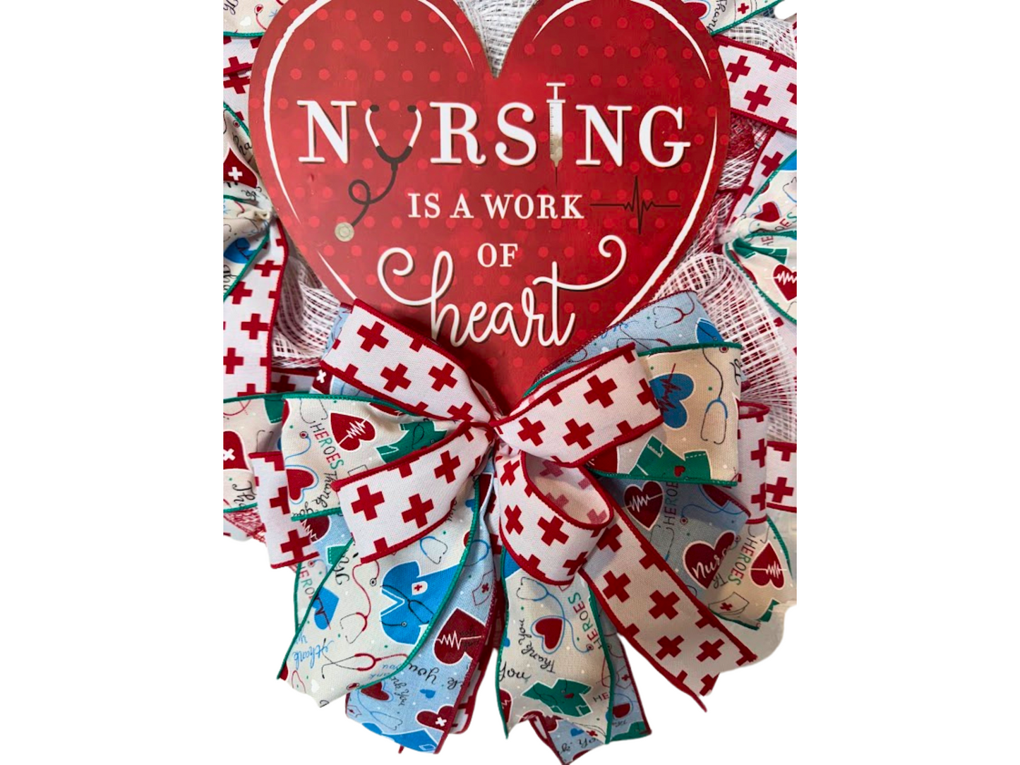 Handmade Nurse Appreciation Wreath