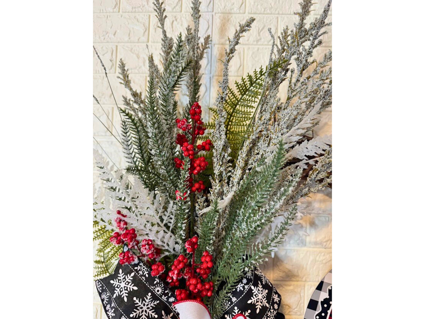 Snowman Winter Grapevine Wreath