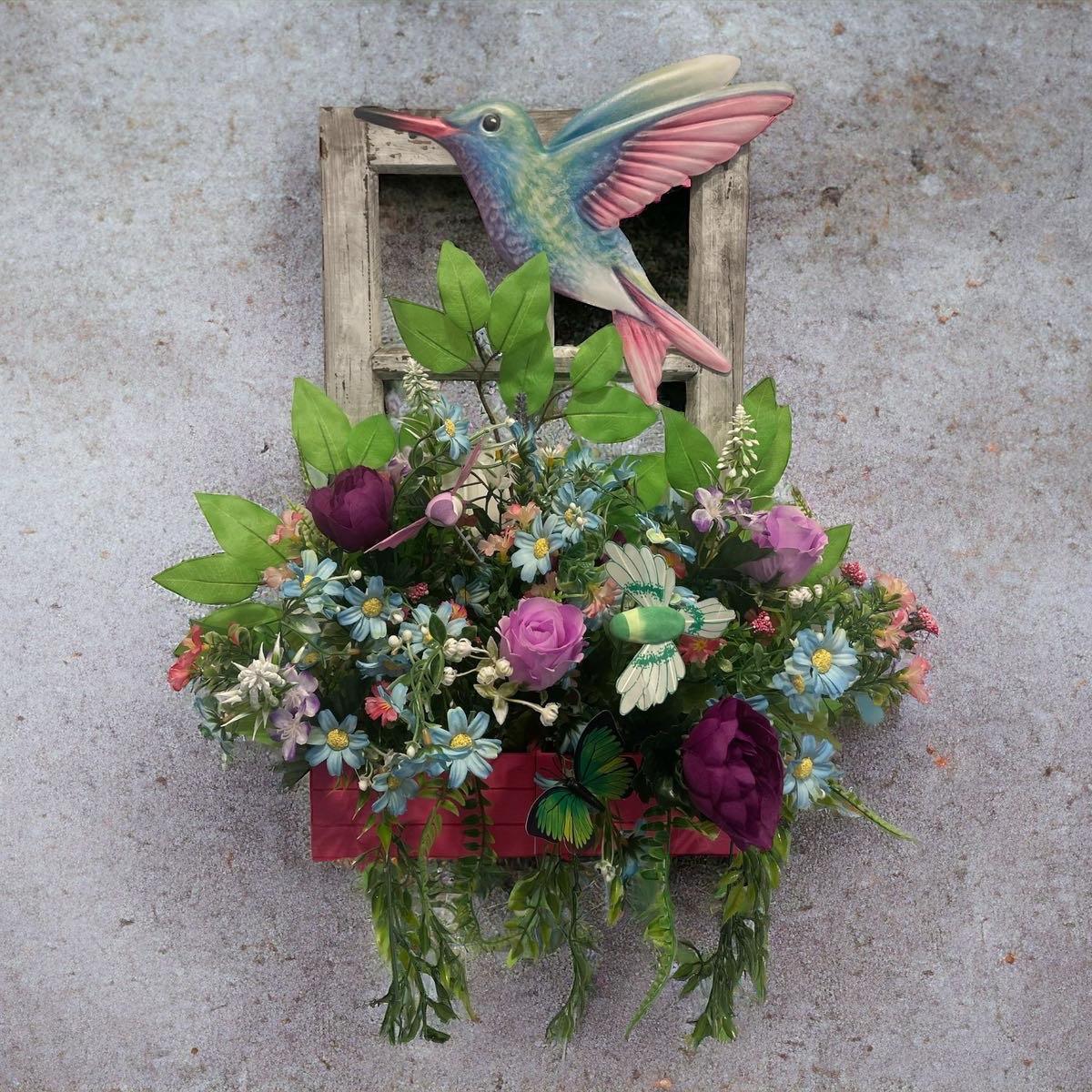 Hummingbird Wreath,  Spring and Summer Wreath