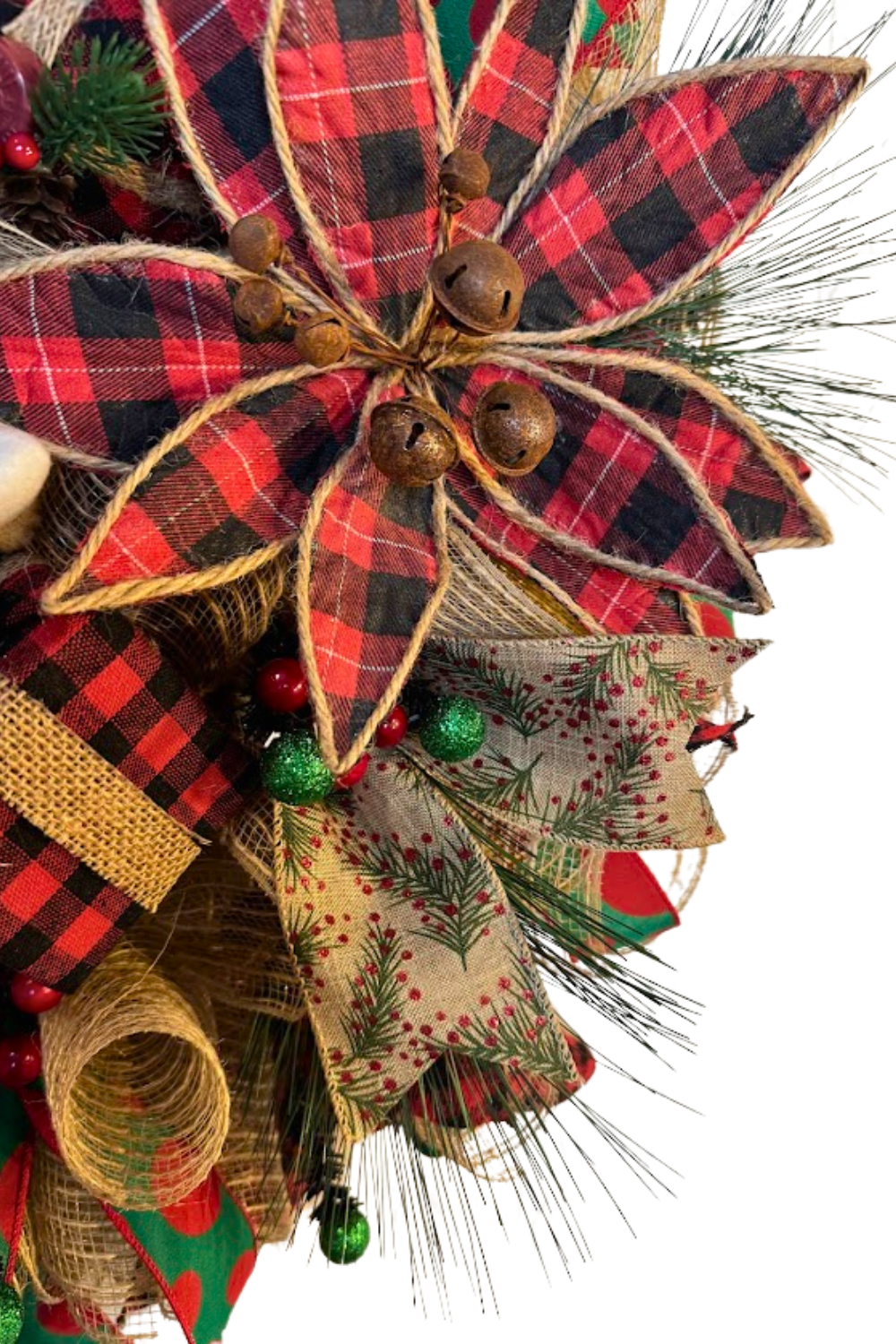 Gingerbread Frosty Candyland Wreath