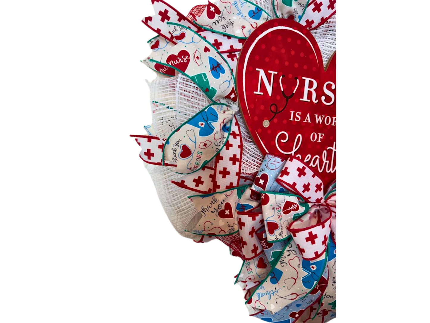 Handmade Nurse Appreciation Wreath