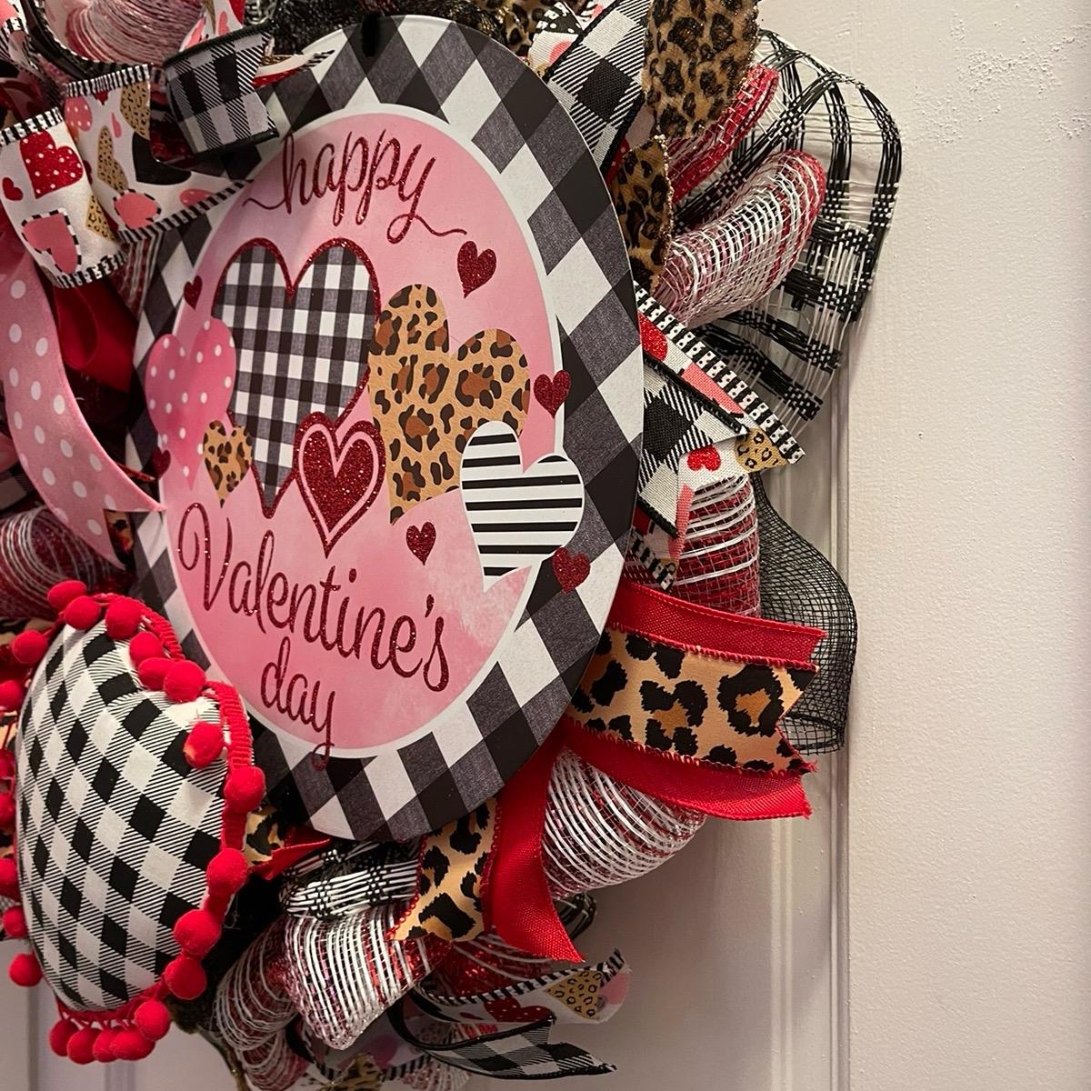 Valentine Farmhouse Wreath