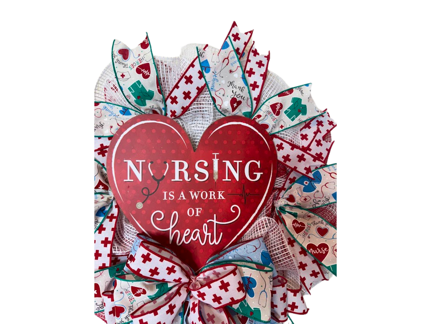 Handmade Nurse Appreciation Wreath