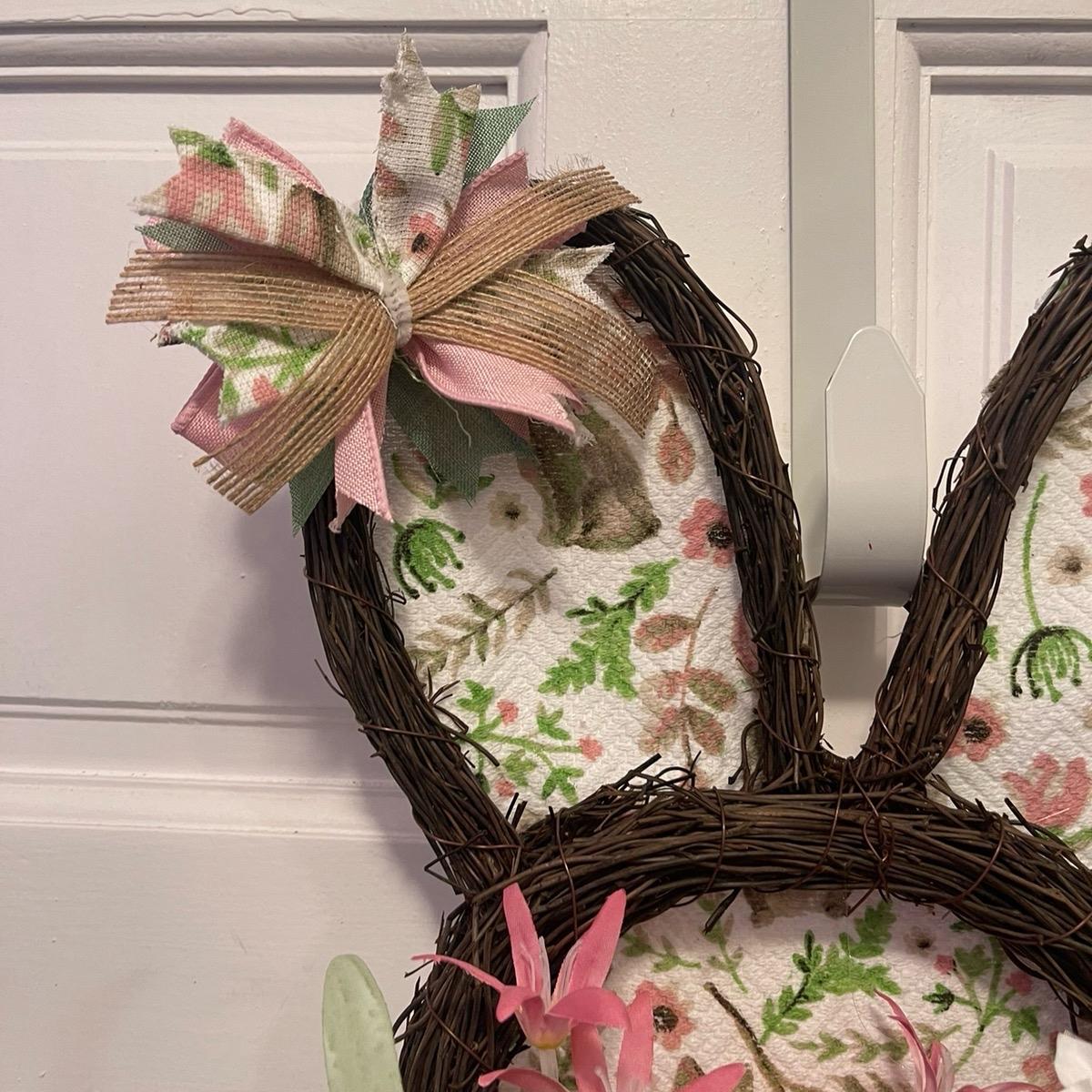 Easter Rustic Bunny Wreath