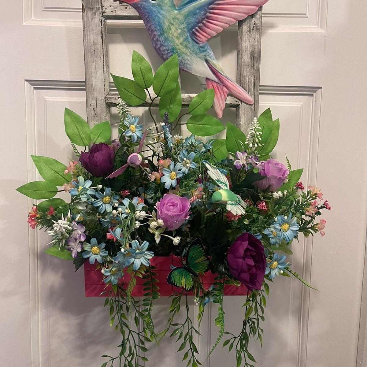 Hummingbird Wreath,  Spring and Summer Wreath