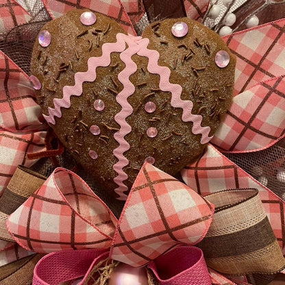 Chocolate Heart Valentine Wreath
