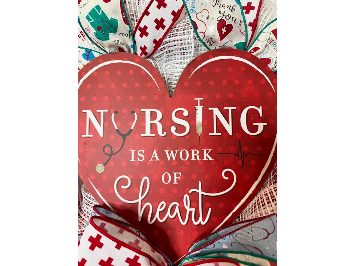 Handmade Nurse Appreciation Wreath