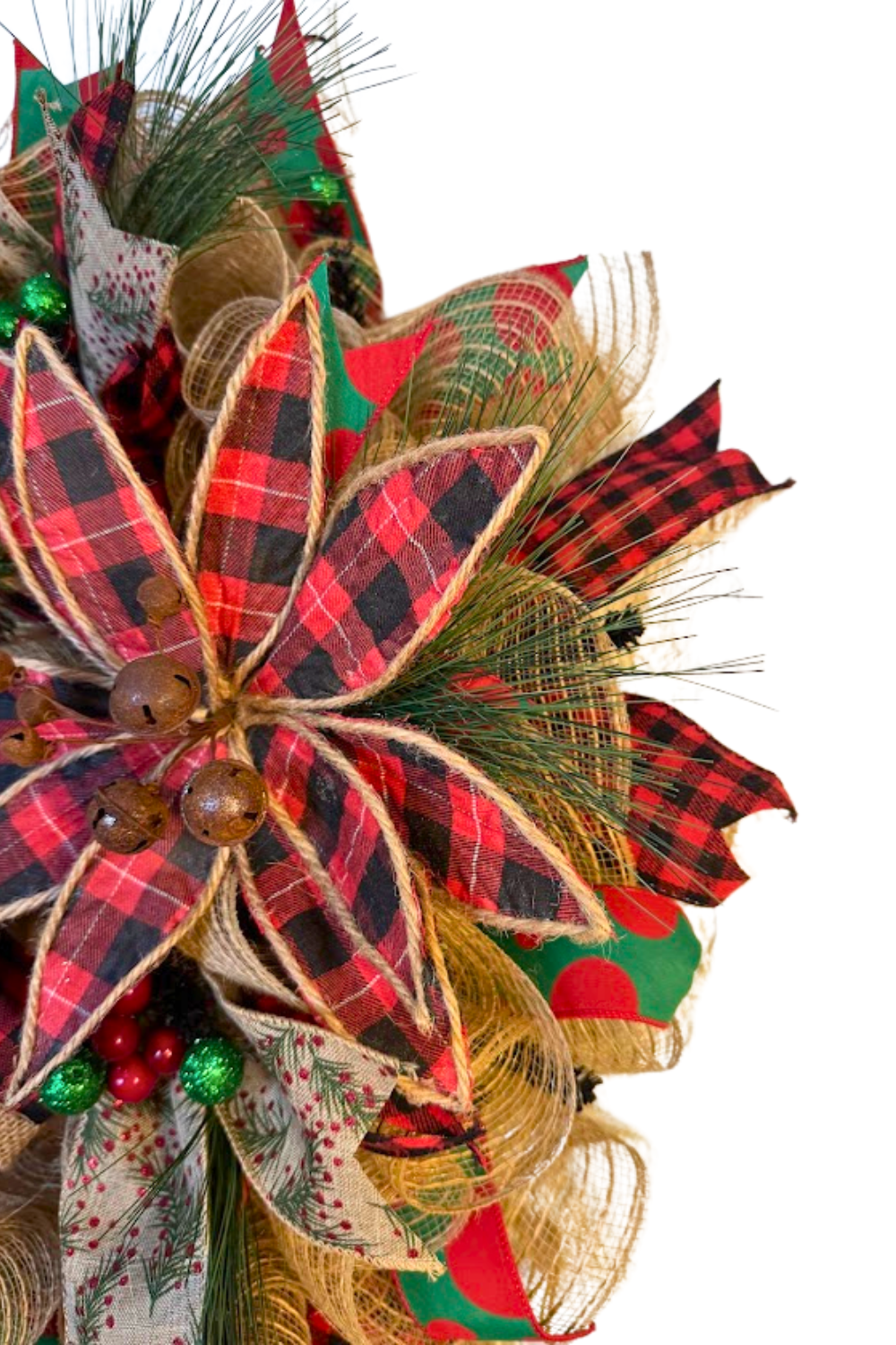 Gingerbread Frosty Candyland Wreath