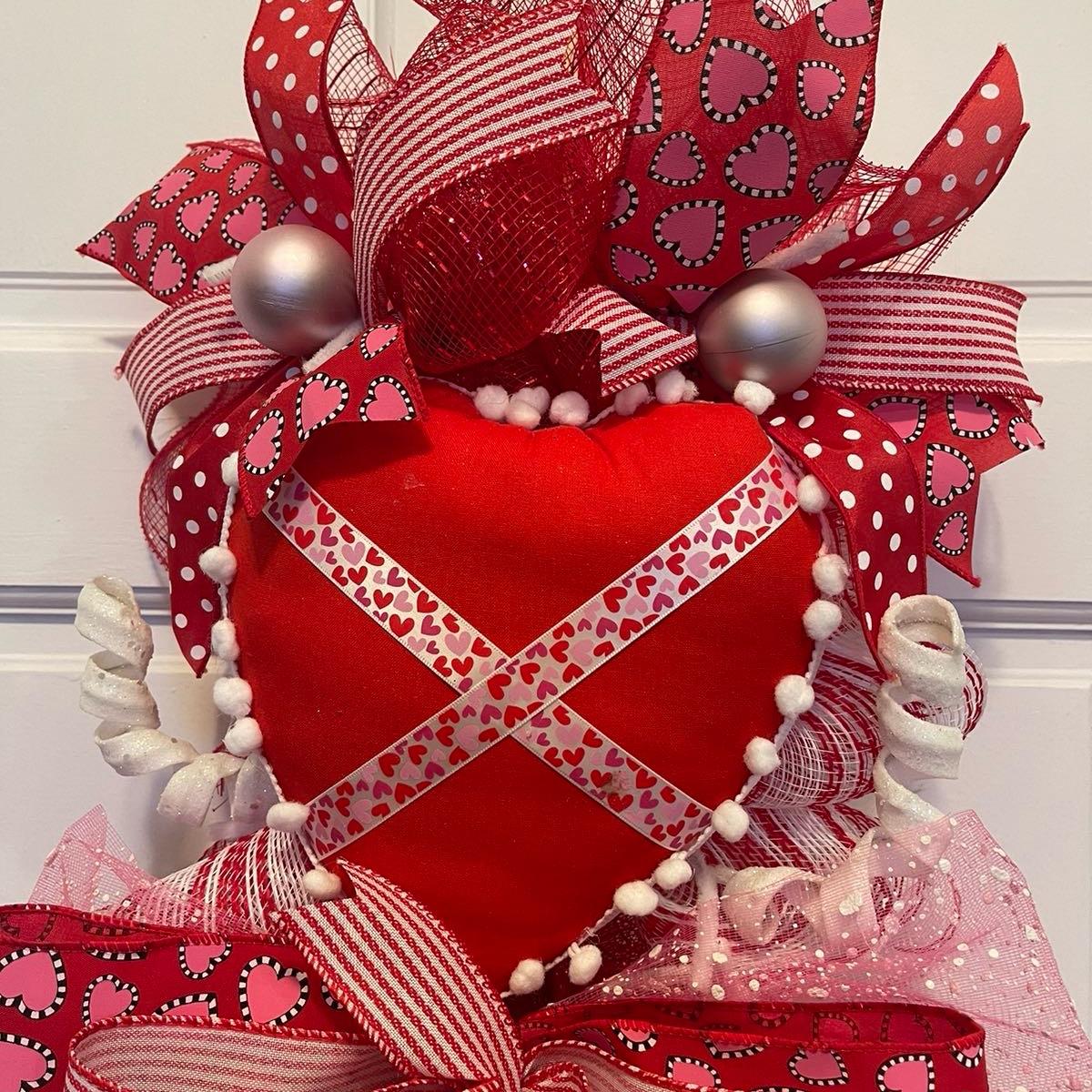 Valentine Swag Wreath