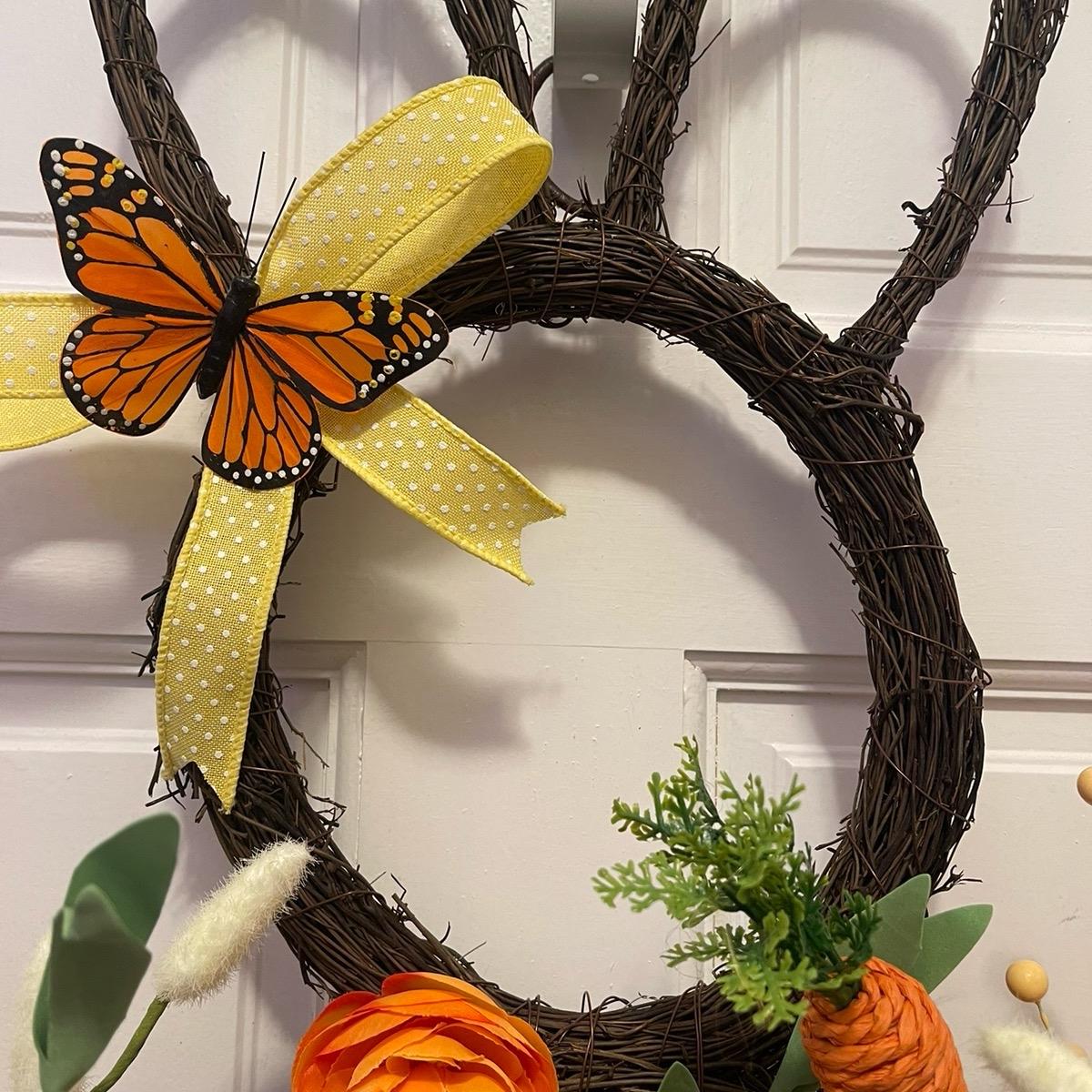 Easter Bunny Butterfly Grapevine
