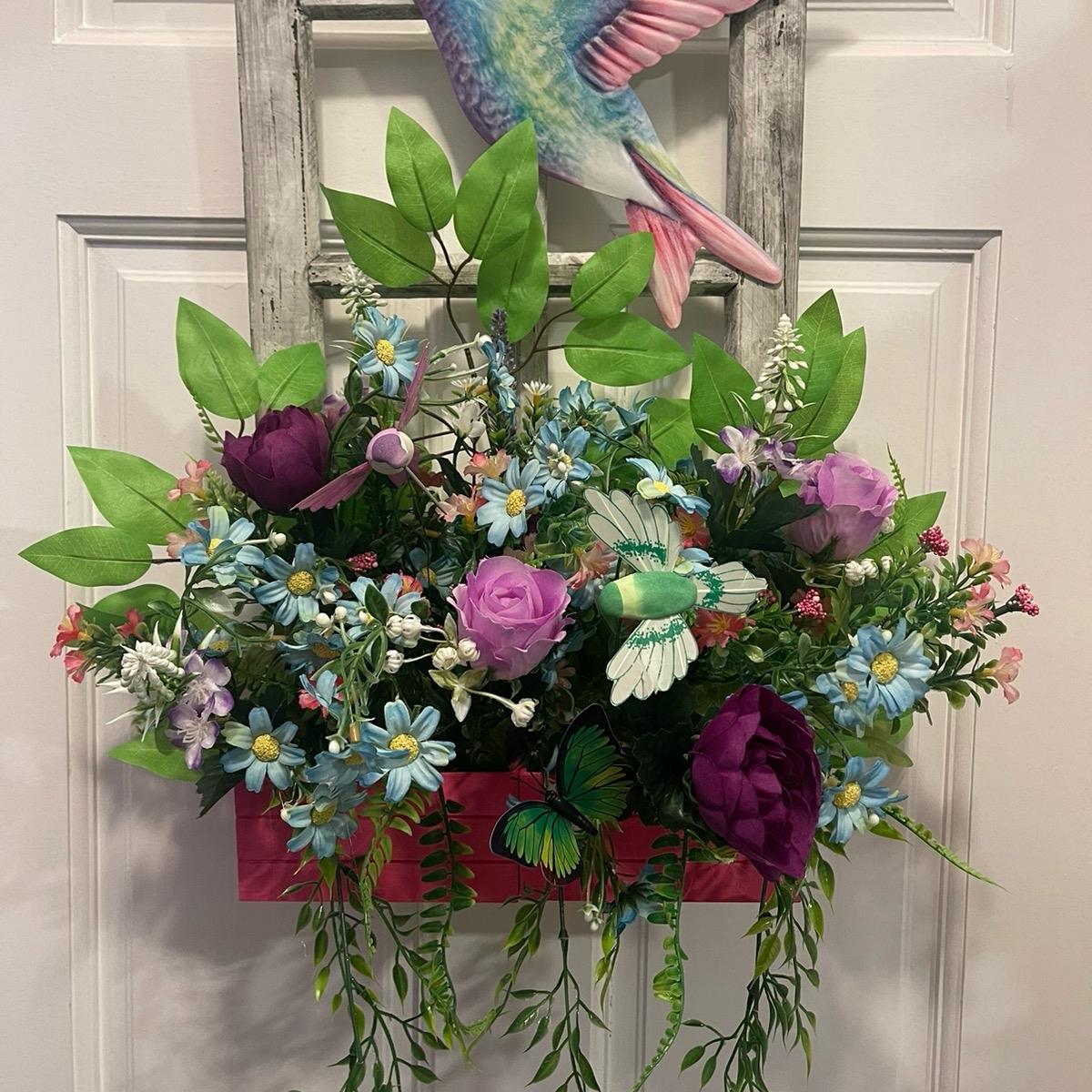 Hummingbird Wreath,  Spring and Summer Wreath