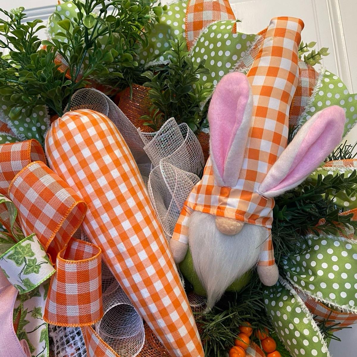 Gnome and Carrot Wreath