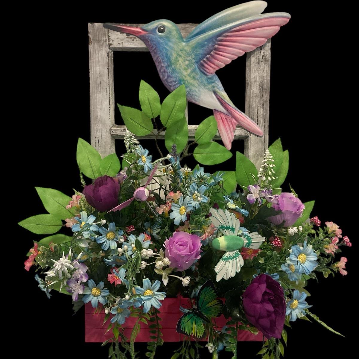 Hummingbird Wreath,  Spring and Summer Wreath