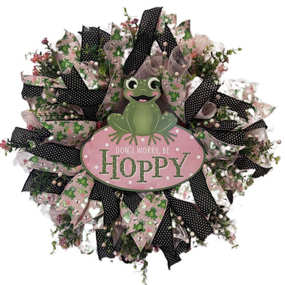 Frog Wreath for front Door