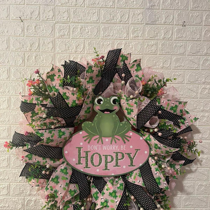 Frog Wreath for front Door