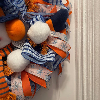 Plush Snowman Wreath