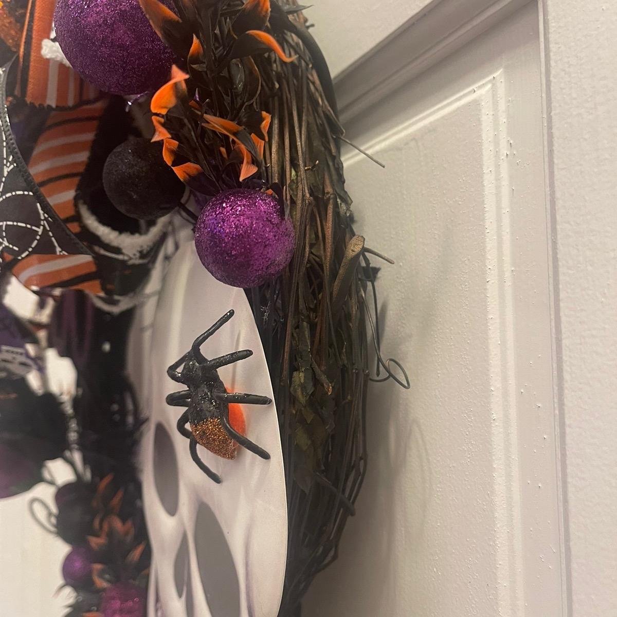 Skeleton Halloween Wreath