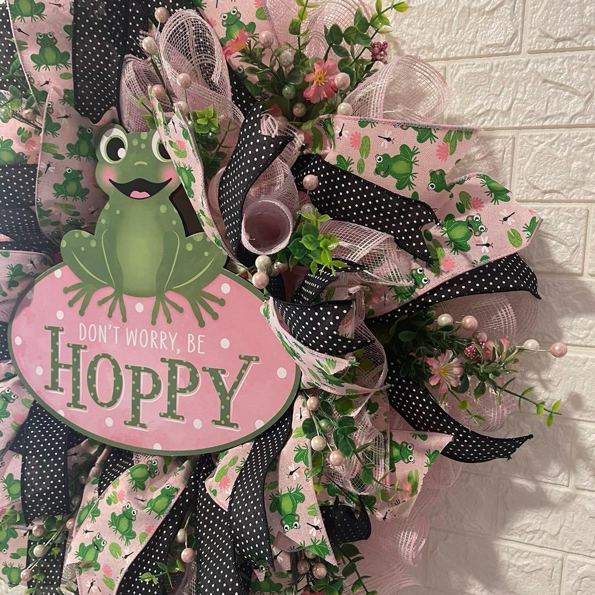 Frog Wreath for front Door