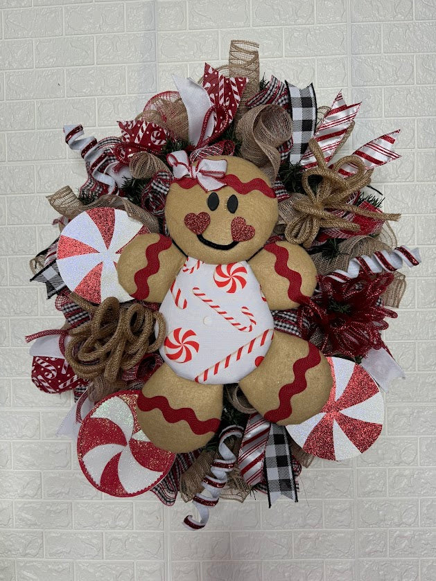 Gingerbread girl best wreath