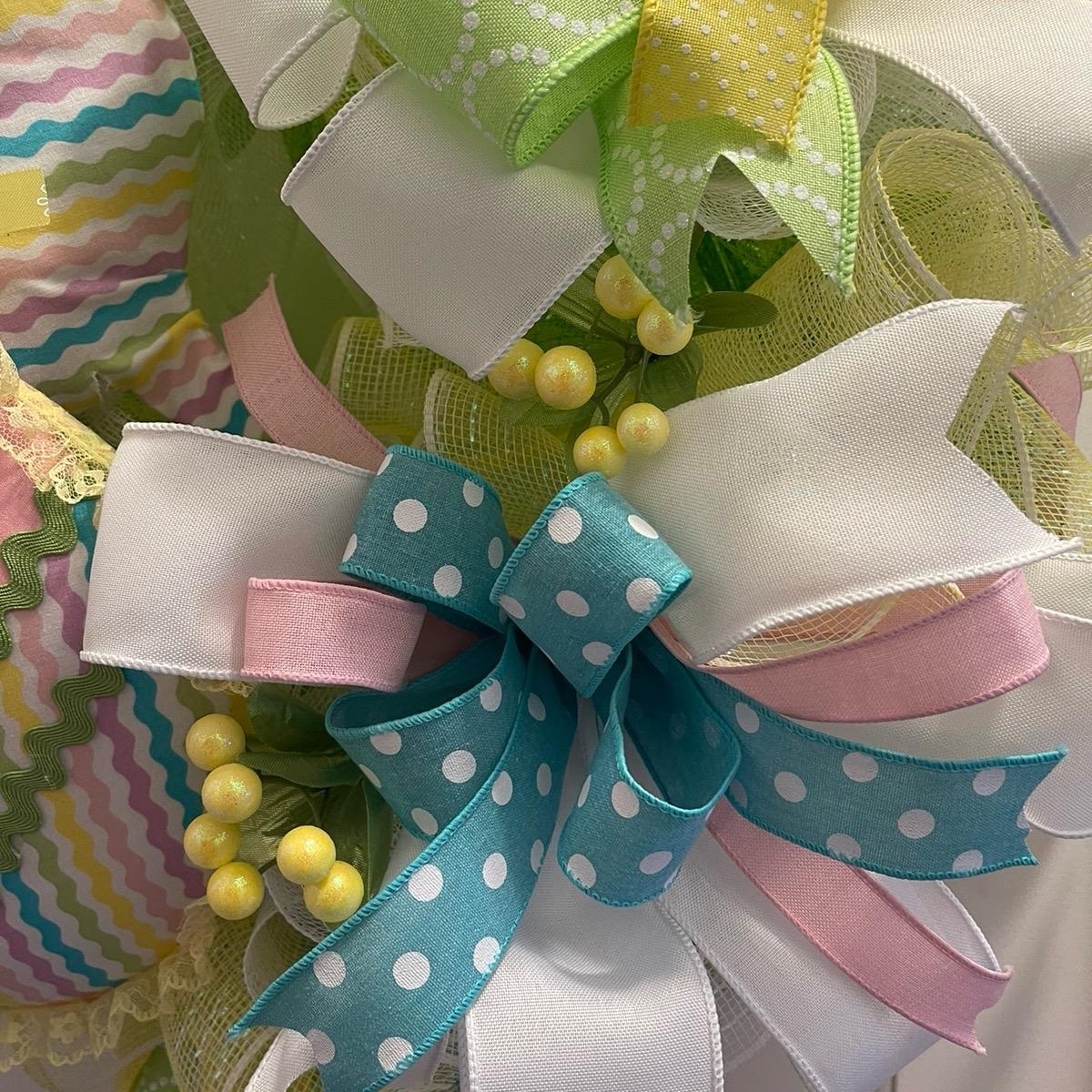 Easter Bunny and Egg Wreath