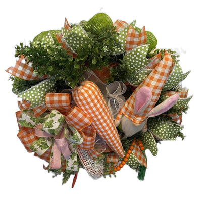 Gnome and Carrot Wreath