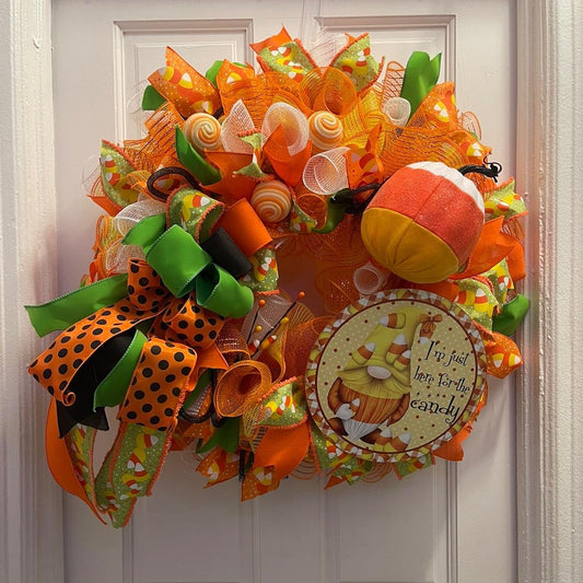 Candy Corn Wreath